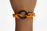 Orange Chain Bracelet