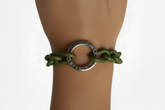Military Matte Green Chain Bracelet