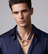 Navy Blue Neck Chain