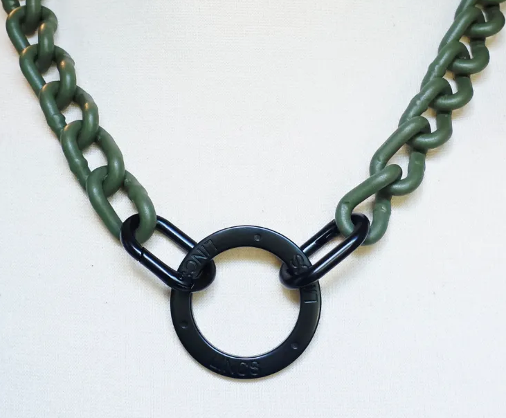 Wholesale Military Matte Green Neck Chain