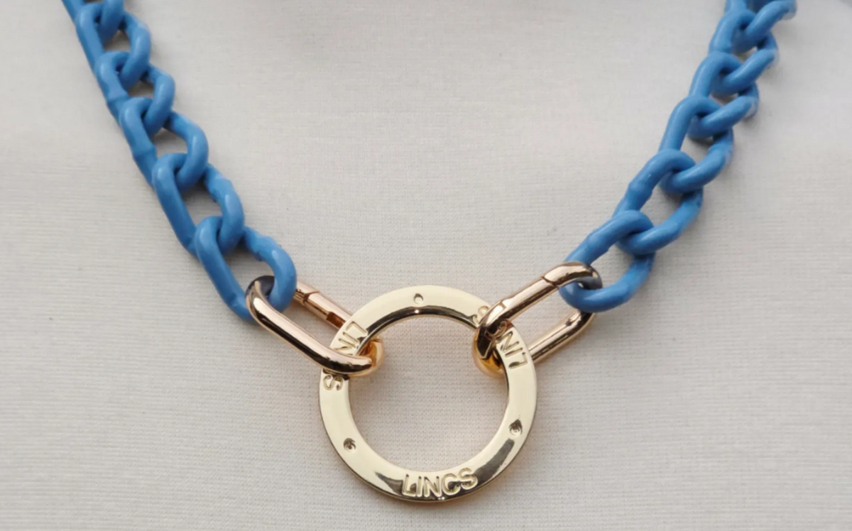 Teal Blue Neck Chain